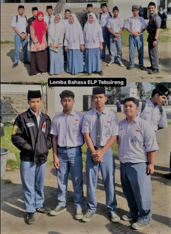 SISWA SMK PLUS KHOIRIYAH HASYIM IKUT SERTA PROGAM  BAHASA ELP ( Empowering Language Program)  di Jombok