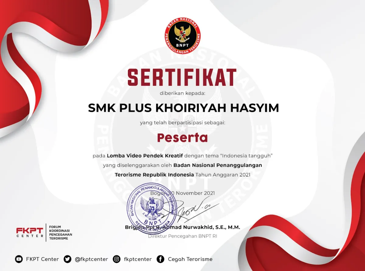 2021 - LOMBA VIDEO BNPT