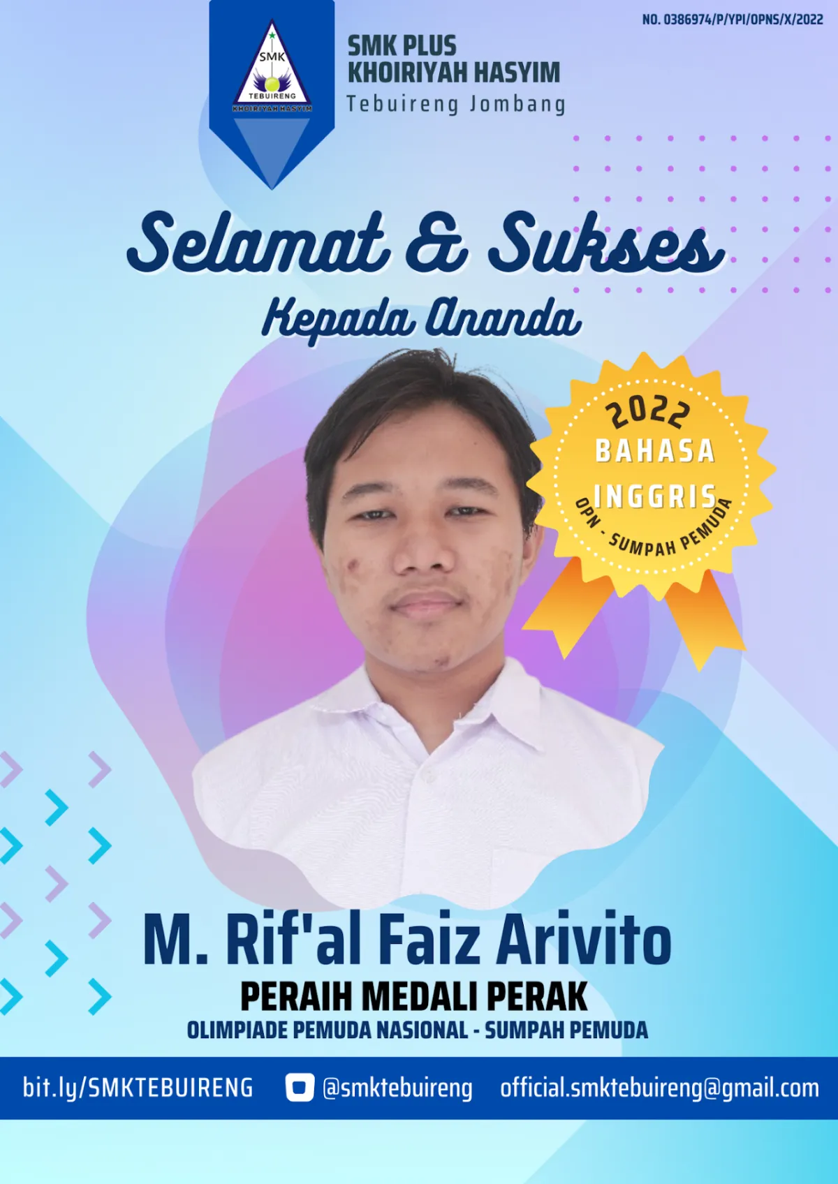 2022 - PERAK OPN-SP (BAHASA INGGRIS) TAHUN 2022 - VITO