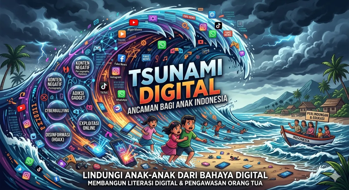 Darurat Tsunami Digital Ancam Anak Indonesia, SMK Plus Khoiriyah Hasyim Hadir Bawa Konten Positif